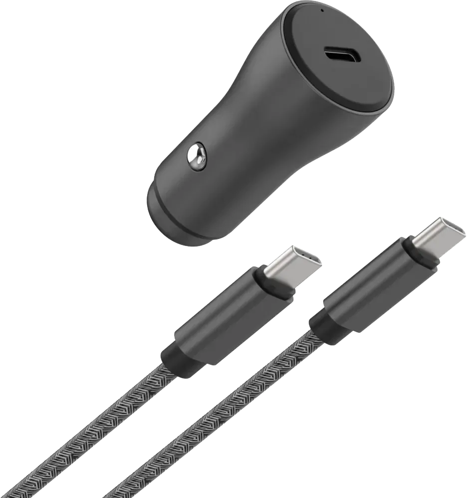 Chargeur Voitur ADEQWAT 30W USB-C + Cabl