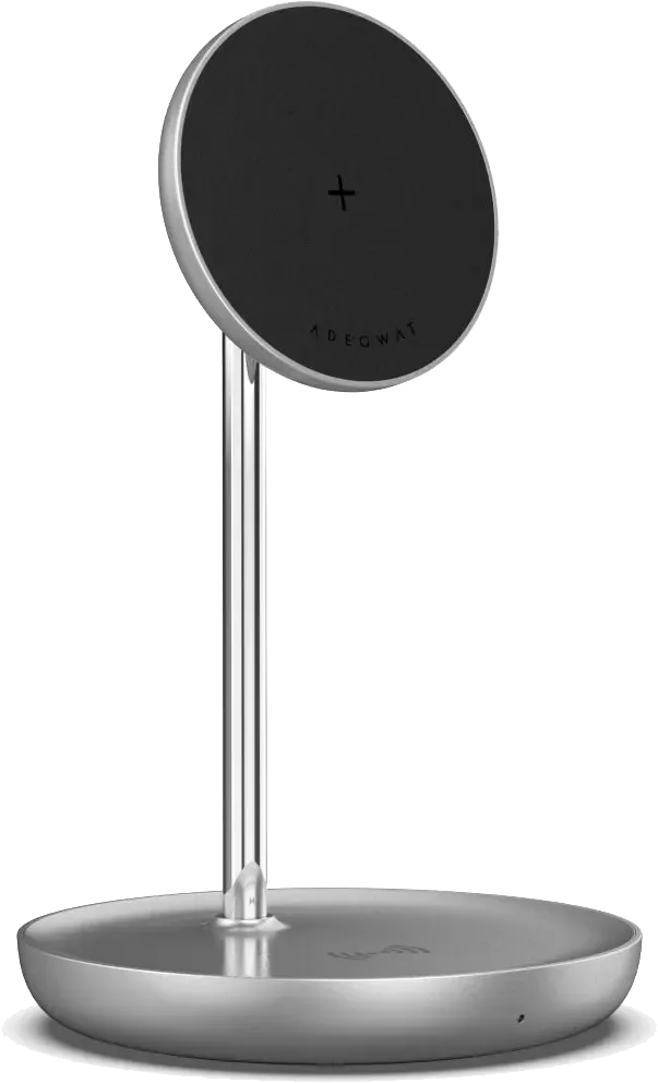ADEQWAT Chargeur Induction + Stand 2 en 1 - Compatible MagSafe