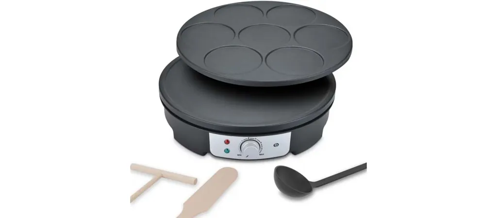 Crêpière ESSENTIELB ECPM4 2 en 1 grande