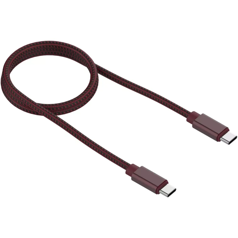 ADEQWAT Câble USB-C vers USB-C - 2m - Dark Red