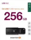 ESSENTIEL-B Clé USB-A 3.2 - 256Go - Noir