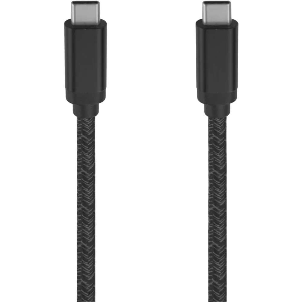 Câble USB-C ADEQWAT vers USB-C 3M Noir