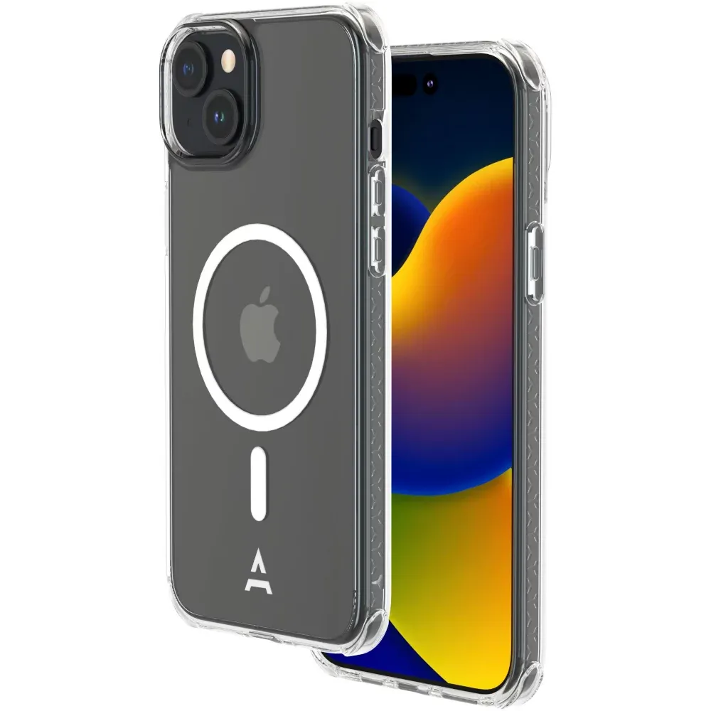 ADEQWAT Coque MagSafe Antichoc pour iPhone 15 Plus - Transparent