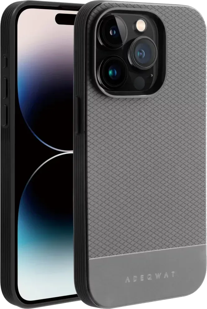 ADEQWAT Coque Soft Protect pour iPhone 15 Pro Max - Noir