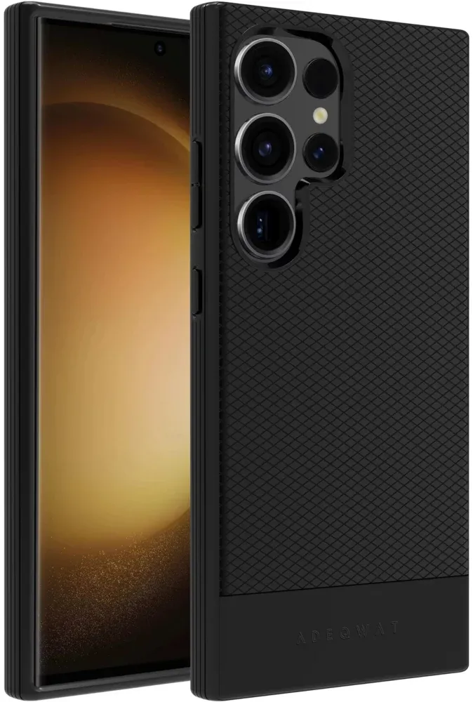 ADEQWAT Coque pour Galaxy S24 Ultra - Noir