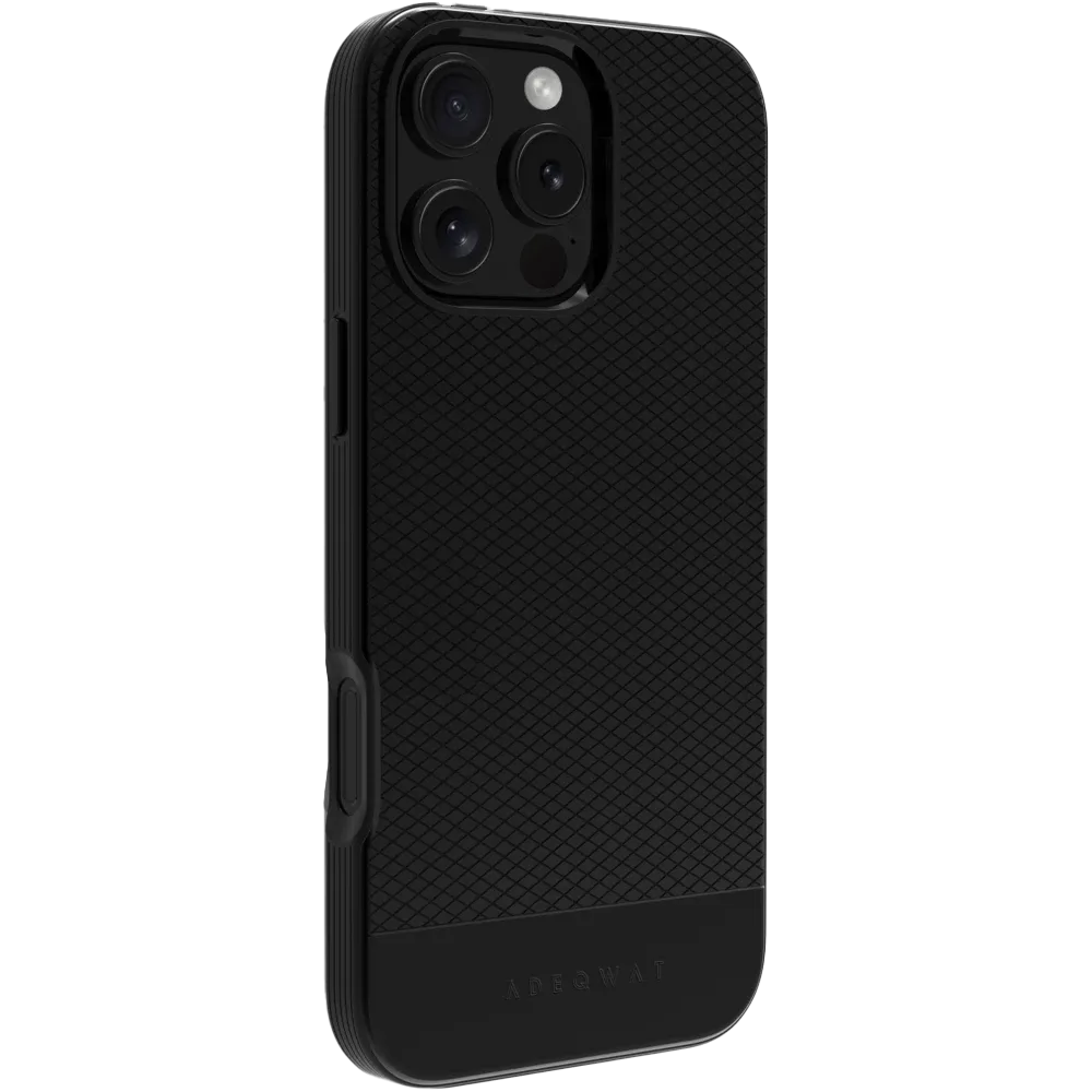 ADEQWAT Coque Soft protect pour iPhone 16 Pro Max - Noir