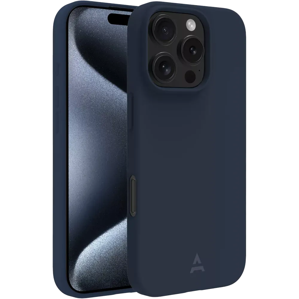 ADEQWAT Coque en silicone magnétique pour iPhone 16 Pro Max - Bleu