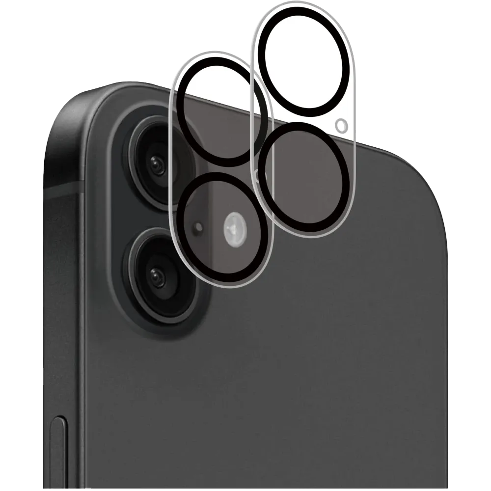 ESSENTIEL-B Protège objectif pour iPhone 16 & 16 Plus - Transparent