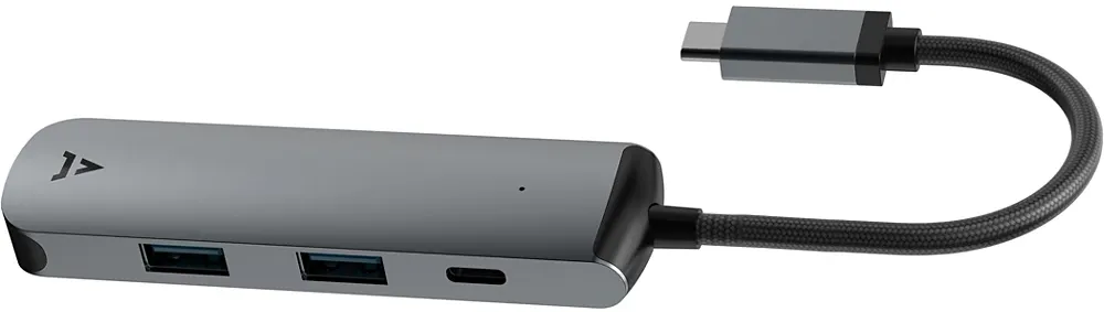 HUB ADEQWAT 4 en 1 USB C (USB-C USB-A  H