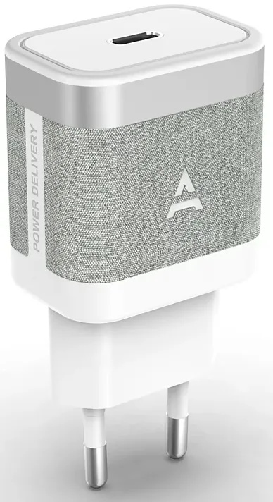ADEQWAT Adaptateur secteur USB-C PowerDelivery - 30W - Blanc