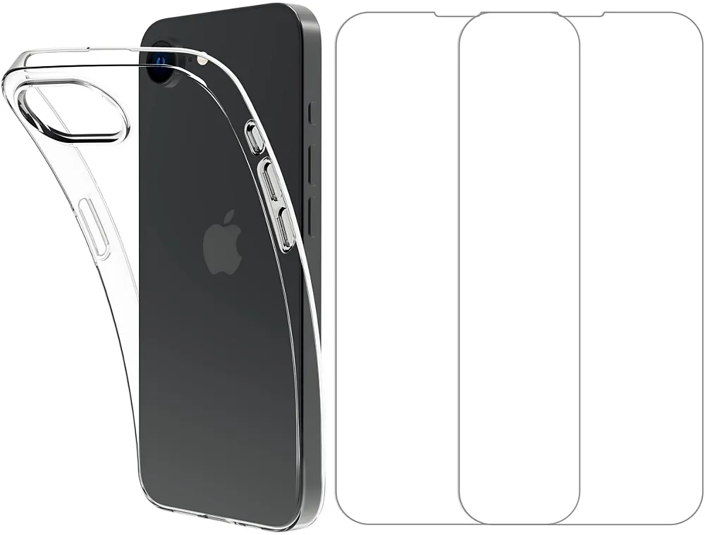 ESSENTIEL-B Coque + protège ecran pour iPhone 16