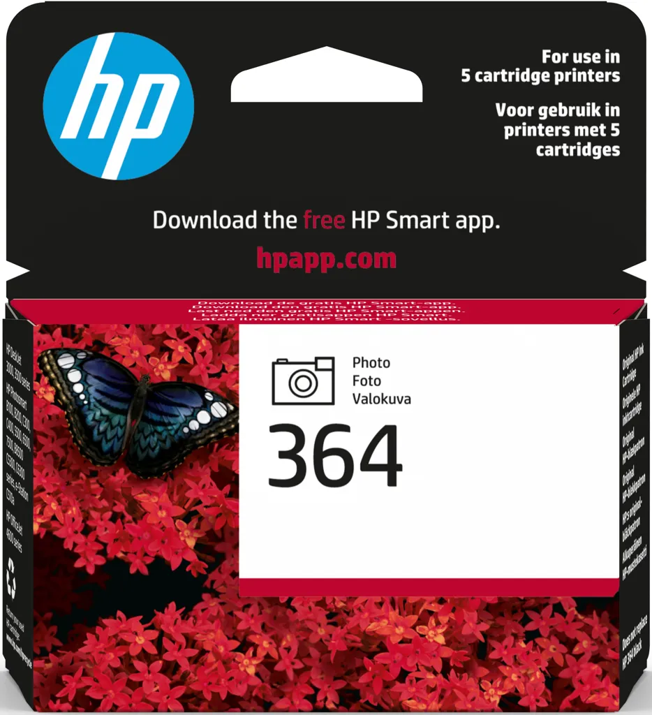 HP Cartouche d'encre - 364 - Noir Photo