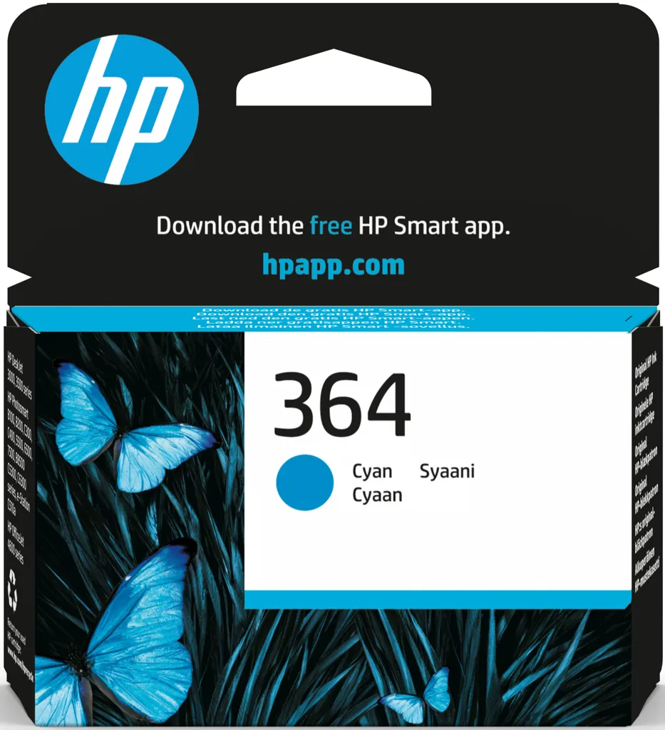 HP Cartouche d'encre - 364 - Cyan