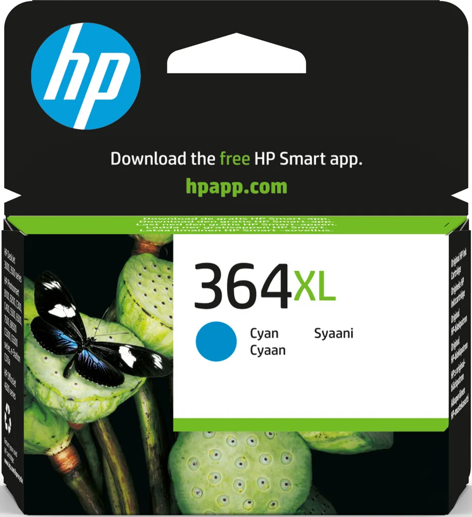 HP Cartouche d'encre - 364XL - Cyan