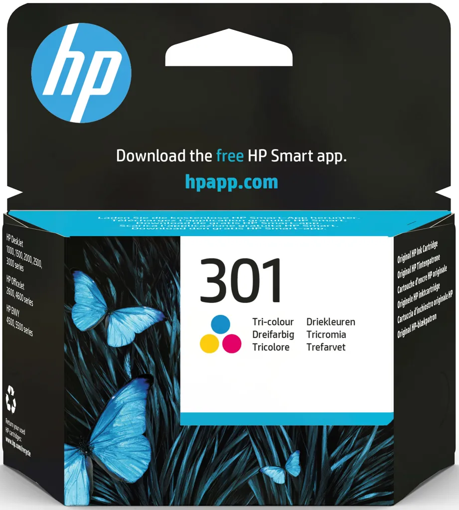 HP Cartouche d'encre - 301 - Couleur
