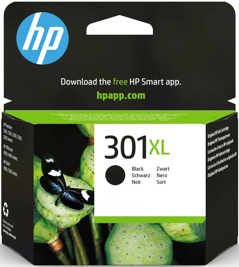 HP Cartouche d'encre - 301XL - Noir
