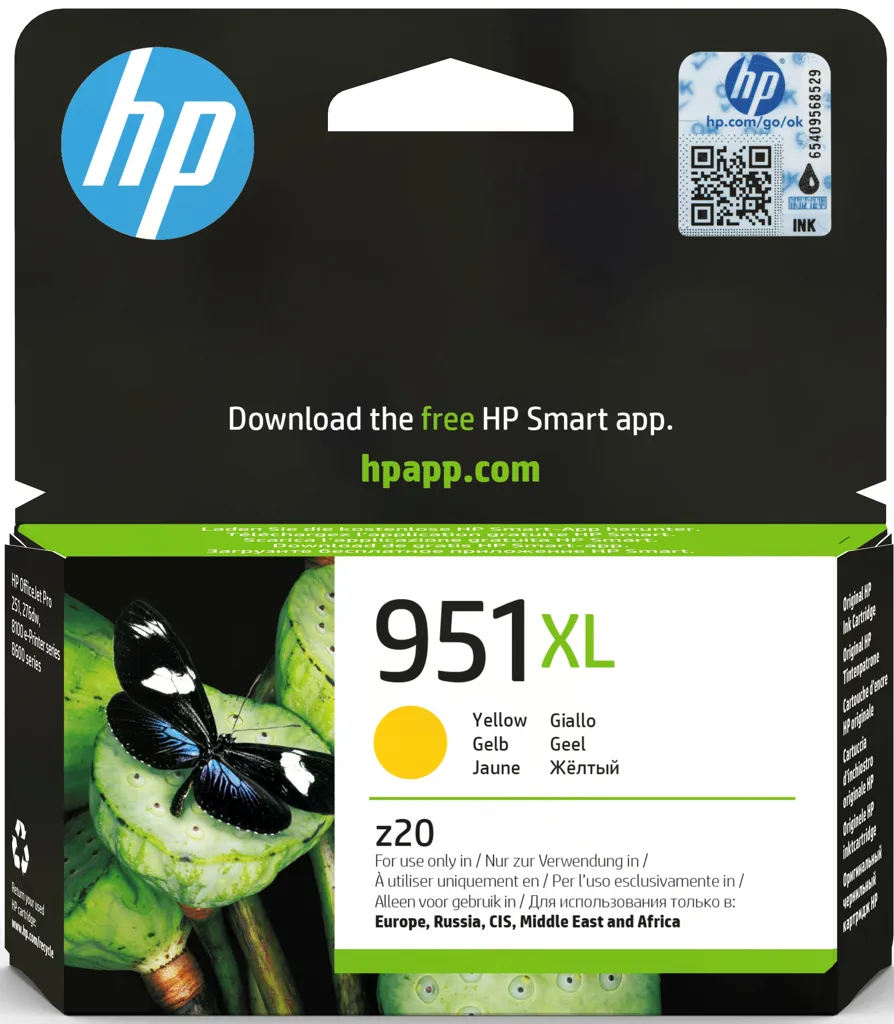 HP Cartouche d'encre - 951XL - Jaune