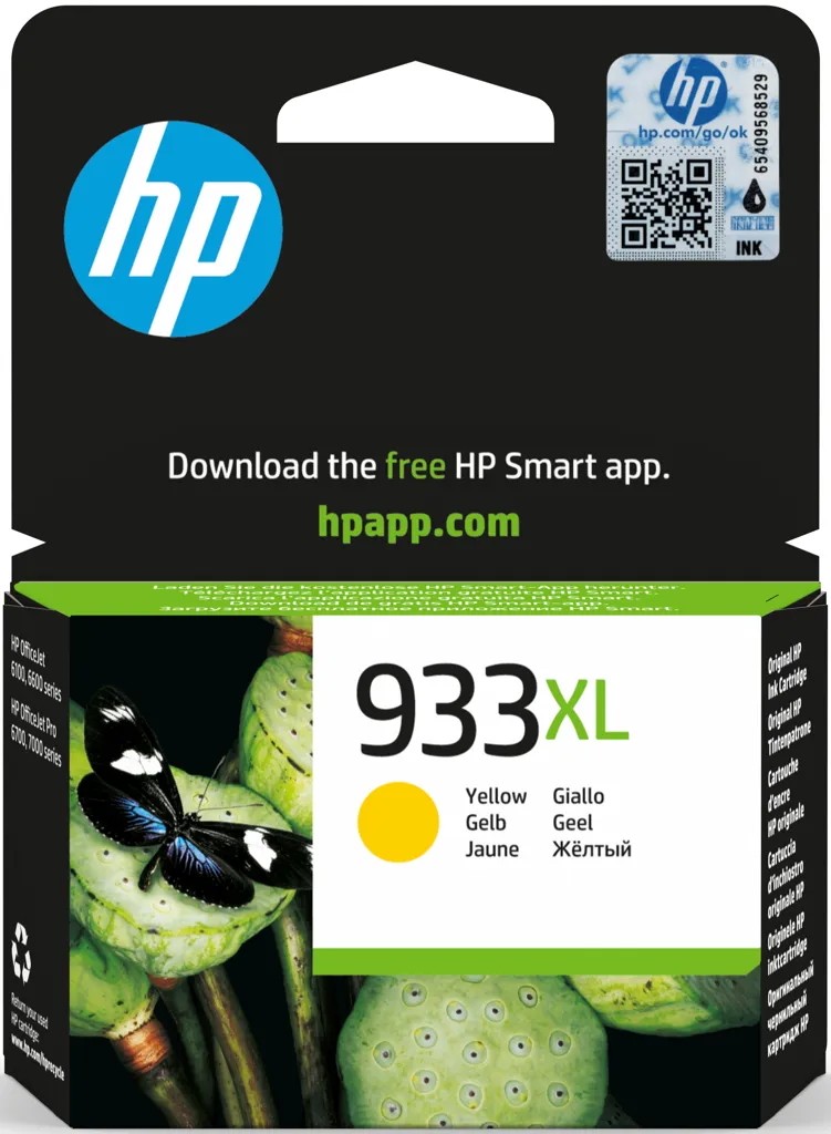 HP Cartouche d'encre - 933XL - Jaune