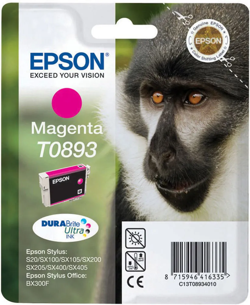 EPSON T0893 Magenta - Cartouche d'encre