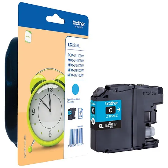BROTHER Ink cartridge LC-125C XL - Cyan