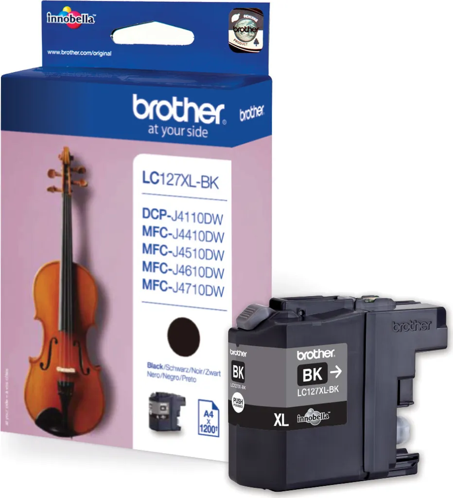 BROTHER Cartouche d'encre LC-127XL BK - Noir