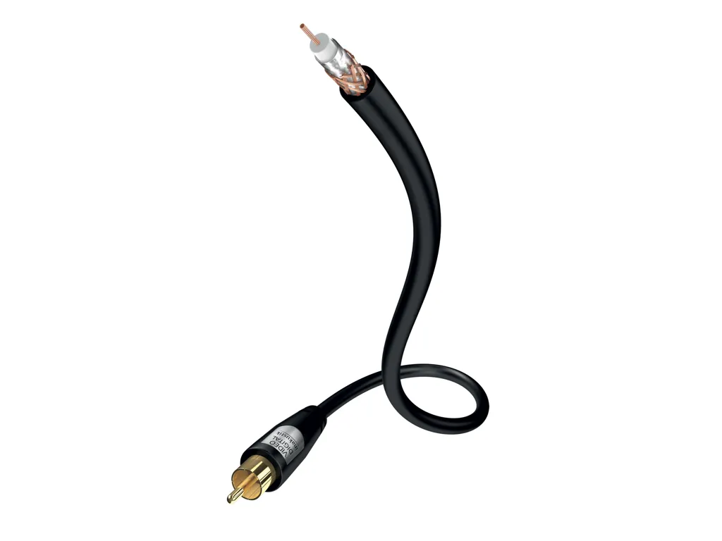 IN-AKUSTIK Inakustik 00316215 1.5m RCA RCA Noir câble coaxial