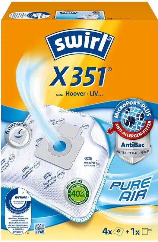 SWIRL Sac aspirateur X351