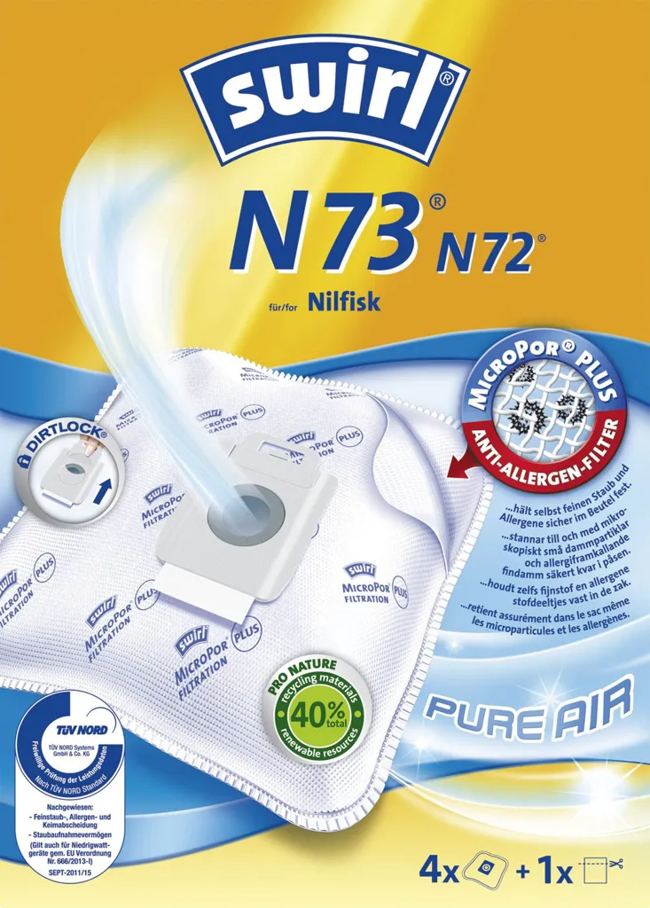 SWIRL Sac aspirateur N73