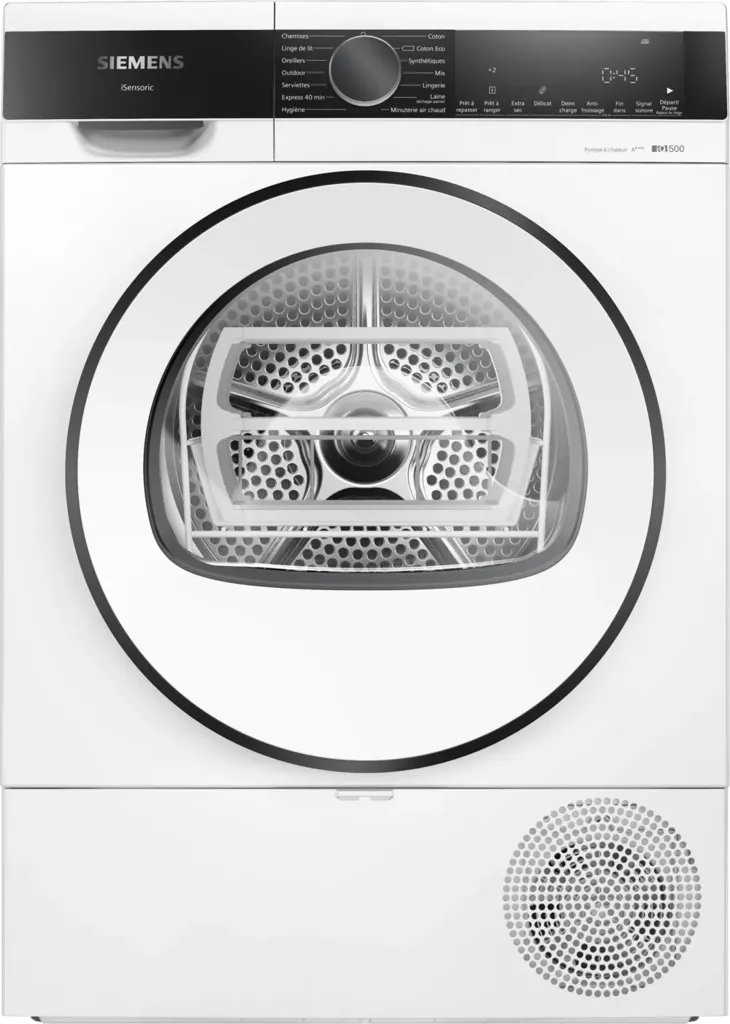 SIEMENS Sèche-linge pompe à chaleur iQ500 WQ33G2DTFR