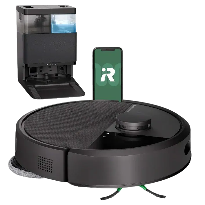 iROBOT Robot aspirateur laveur Roomba Plus 405 Combo + Base AutoWash - Noir