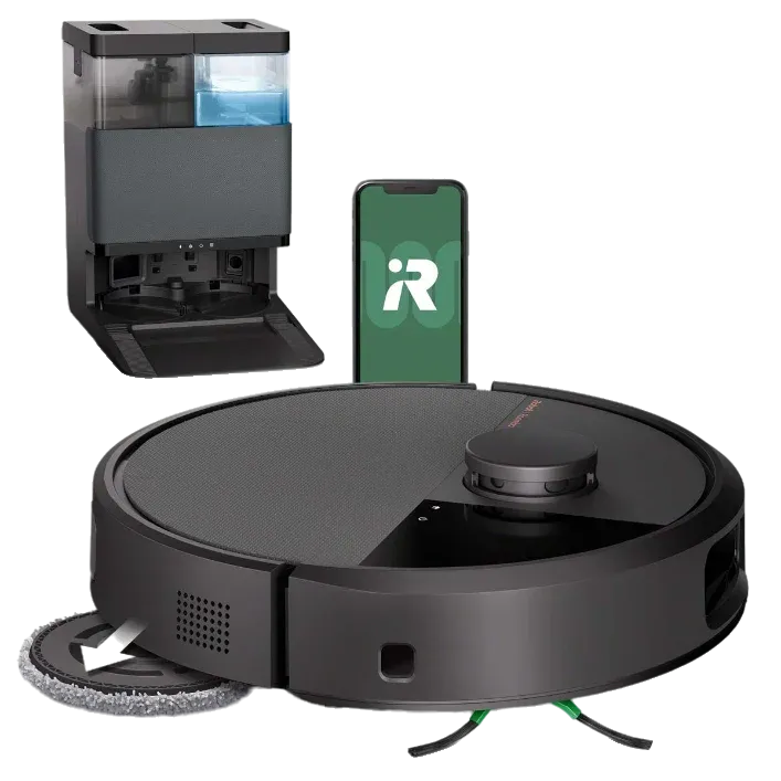 iROBOT Robot aspirateur laveur Roomba Plus 505 Combo + Base AutoWash - Noir