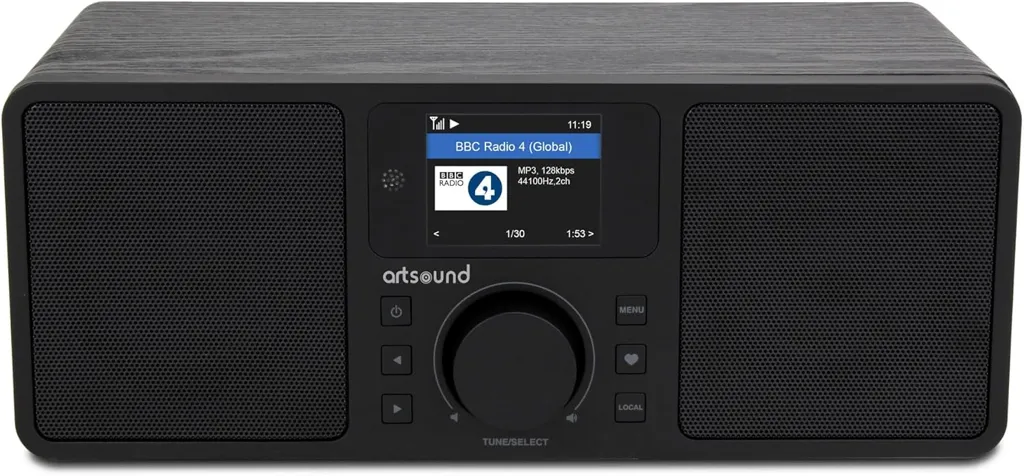 ARTSOUND Radio internet & DAB+ R9 Radio - Noir
