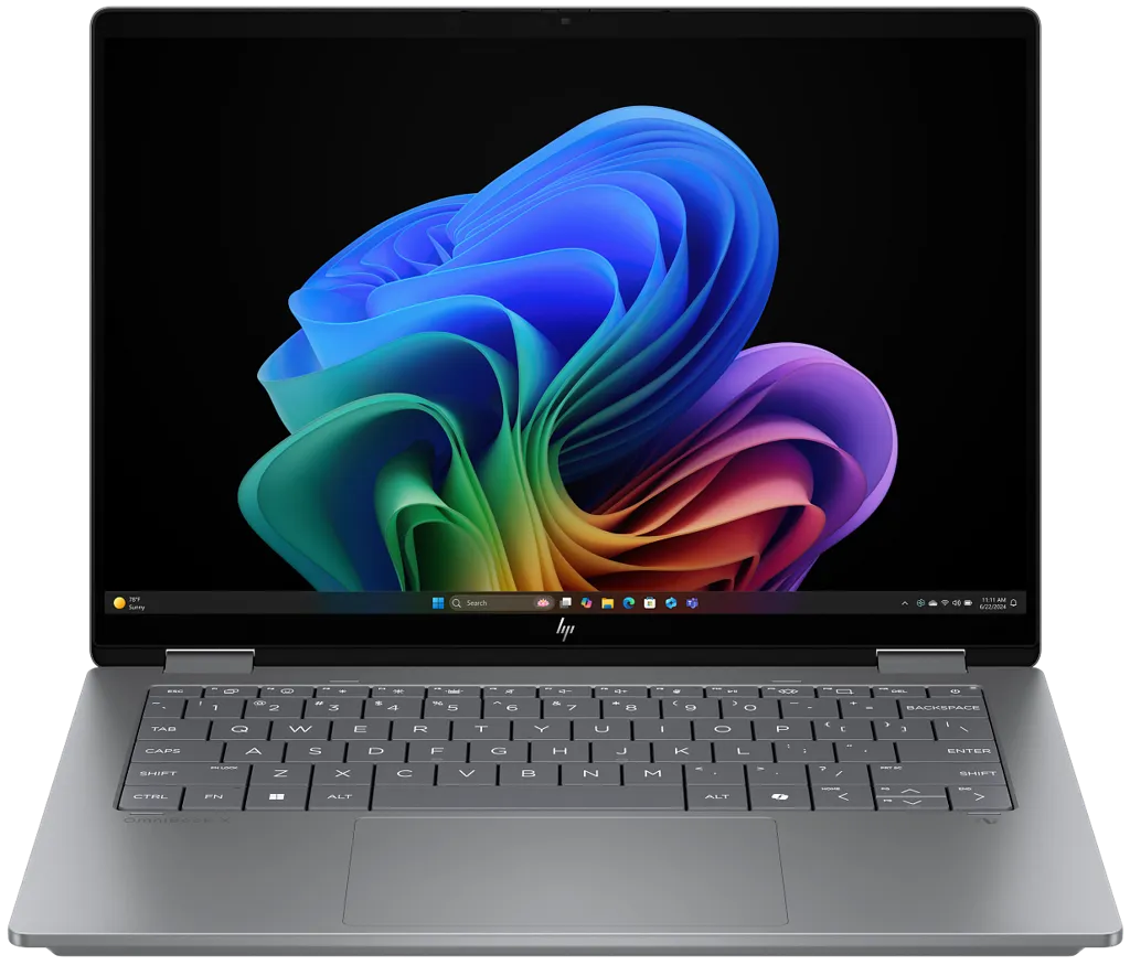 HP Laptop 2-en-1 14" OmniBook X FlipNGAI Ryzen AI 7 32Go 1To - QWERTZ - 14-fk0001nz
