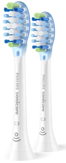 PHILIPS Tête de brosse à dents Sonicare Premium Plaque Defence - 2pièces - Blanc