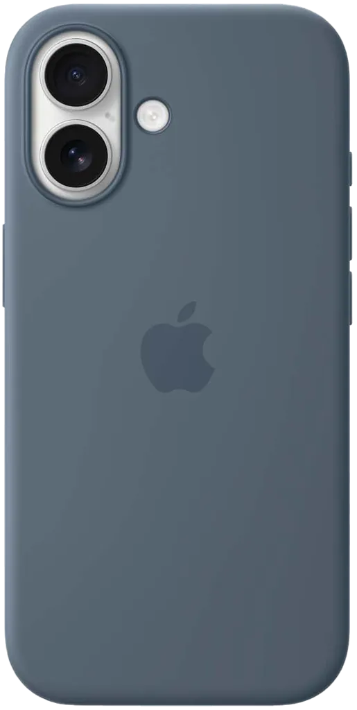 APPLE Coque en silicone MagSafe pour iPhone 17 - Bleu