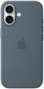 APPLE Coque en silicone MagSafe pour iPhone 17 - Bleu