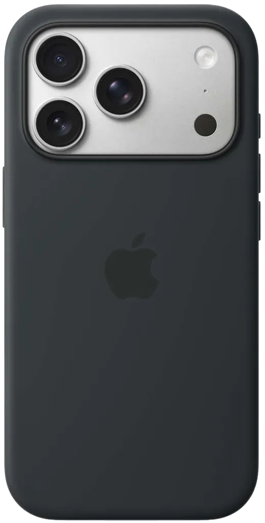 APPLE Coque en silicone MagSafe pour iPhone 17 Pro - Noir