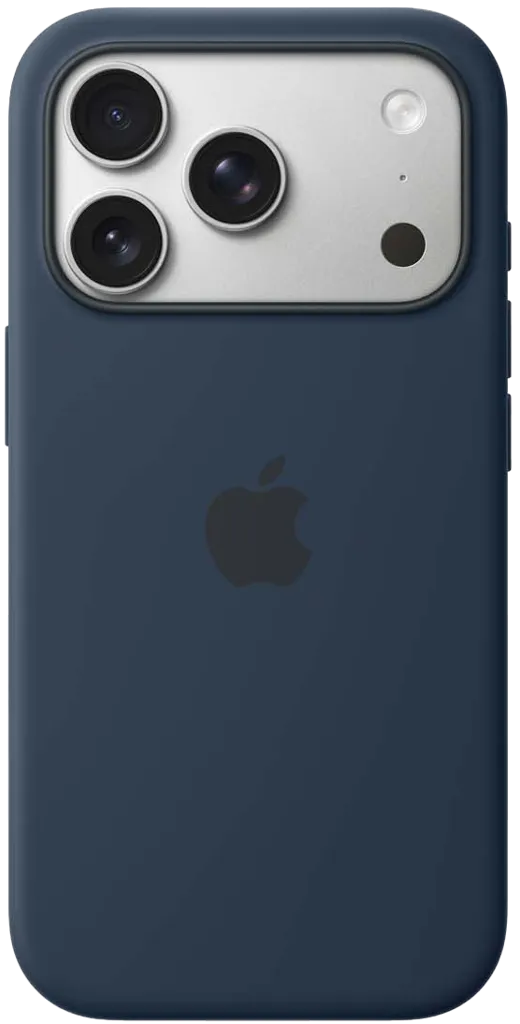 APPLE Coque en silicone MagSafe pour iPhone 17 Pro - Bleu