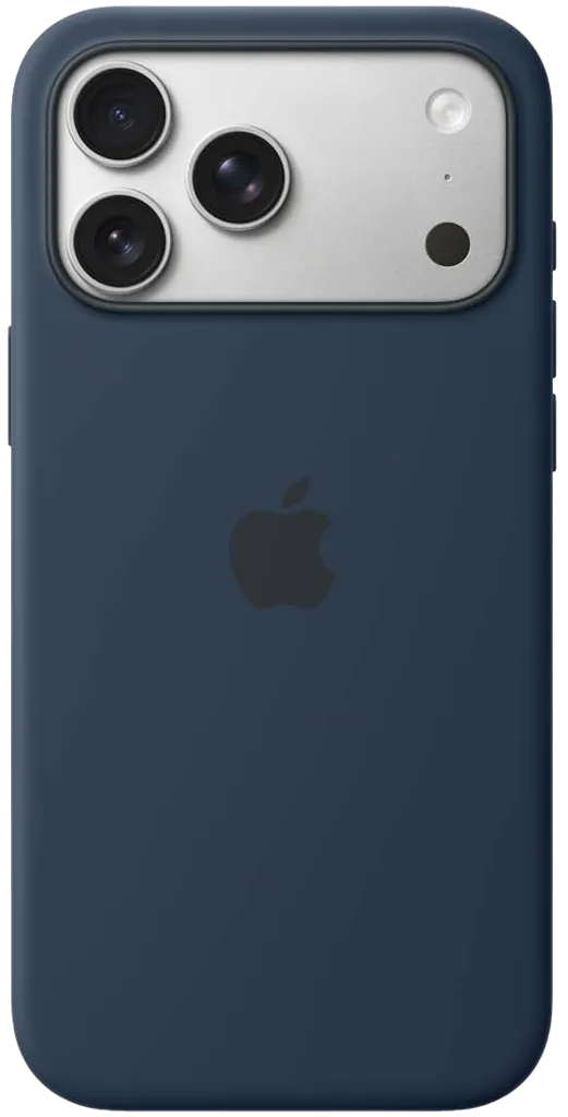 APPLE Coque en silicone MagSafe pour iPhone 17 Pro Max - Bleu