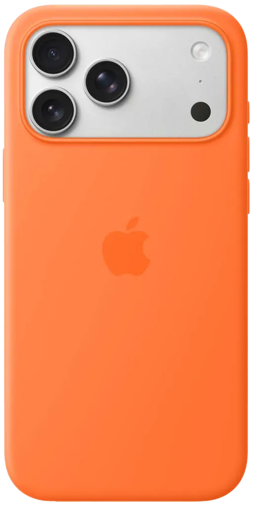 APPLE Coque en silicone MagSafe pour iPhone 17 Pro Max - Orange