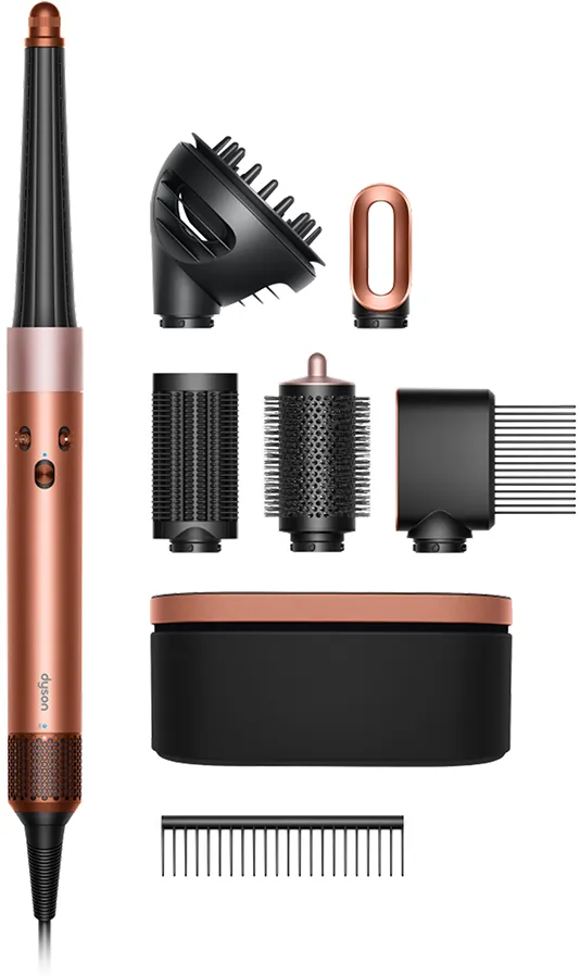DYSON Airwrap i.d. - cheveux bouclés à frisés - Amber Silk