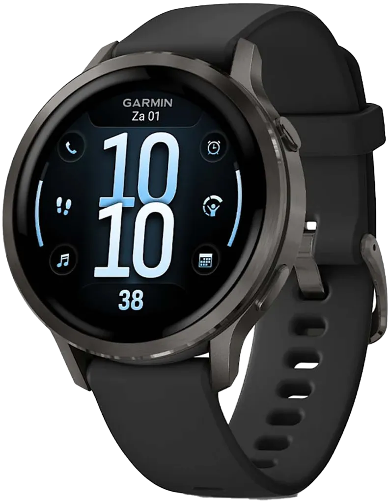 GARMIN Smartwatch Venu 4 - 41mm - Gray - Silicone noir