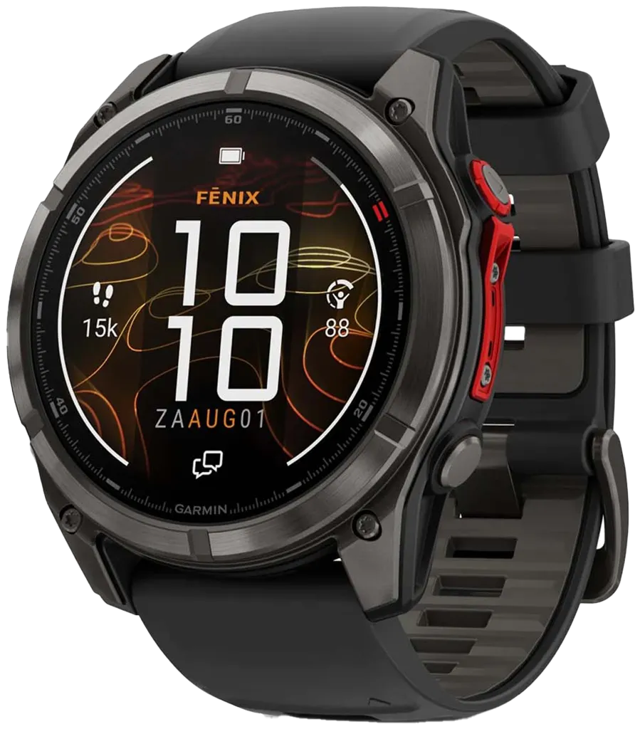 GARMIN Smartwatch Fénix 8 Pro Amoled - 47mm - Titane Carbon Gray