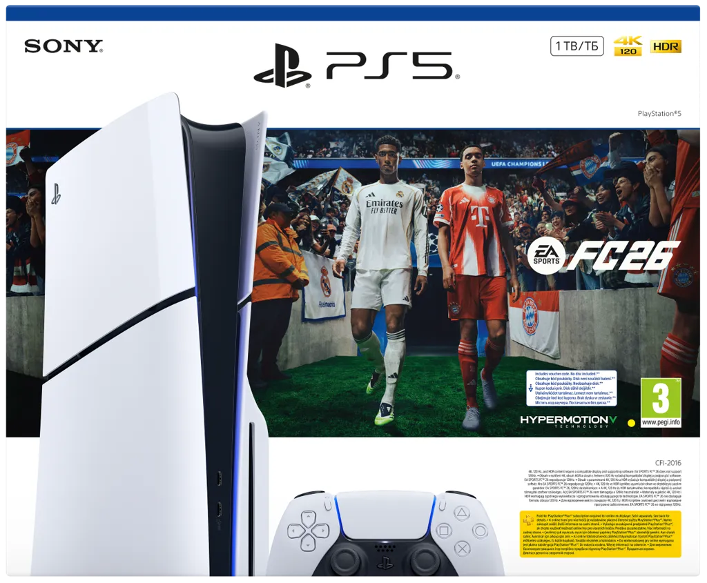 SONY Console PS5 Slim - Standard Edition + EA Sports FC26