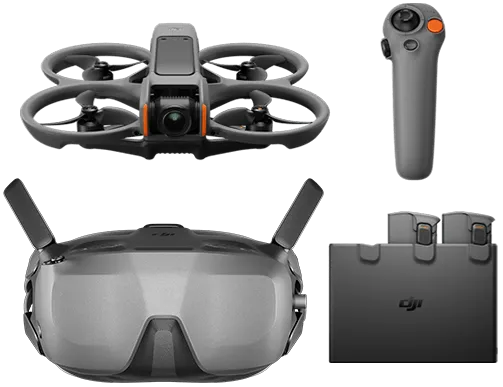 DJI Drone Avata 2 Fly Smart Combo (trois batteries)