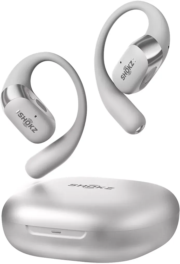 Shokz Ecouteurs sans fils OpenFit 2+ - Gris