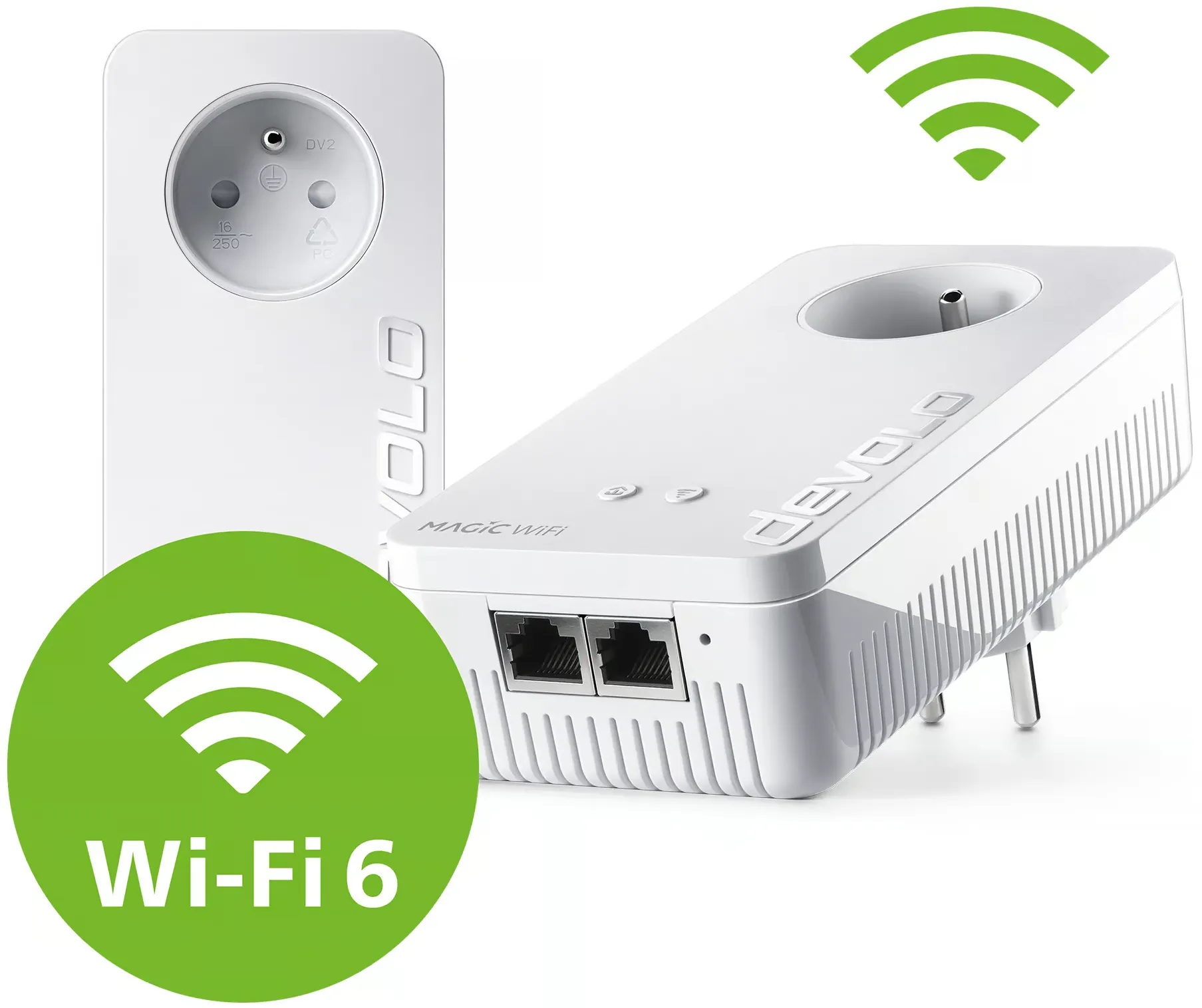 DEVOLO Adaptateur CPL Magic 2 Wifi 6 Next Kit - 2 pièces