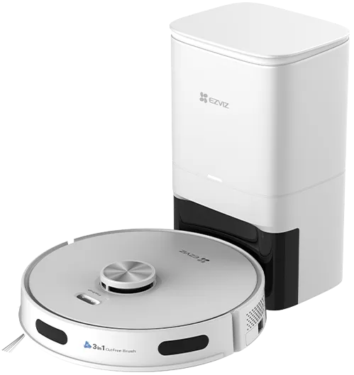 Ezviz Robot aspirateur laveur RE5S Plus - Blanc