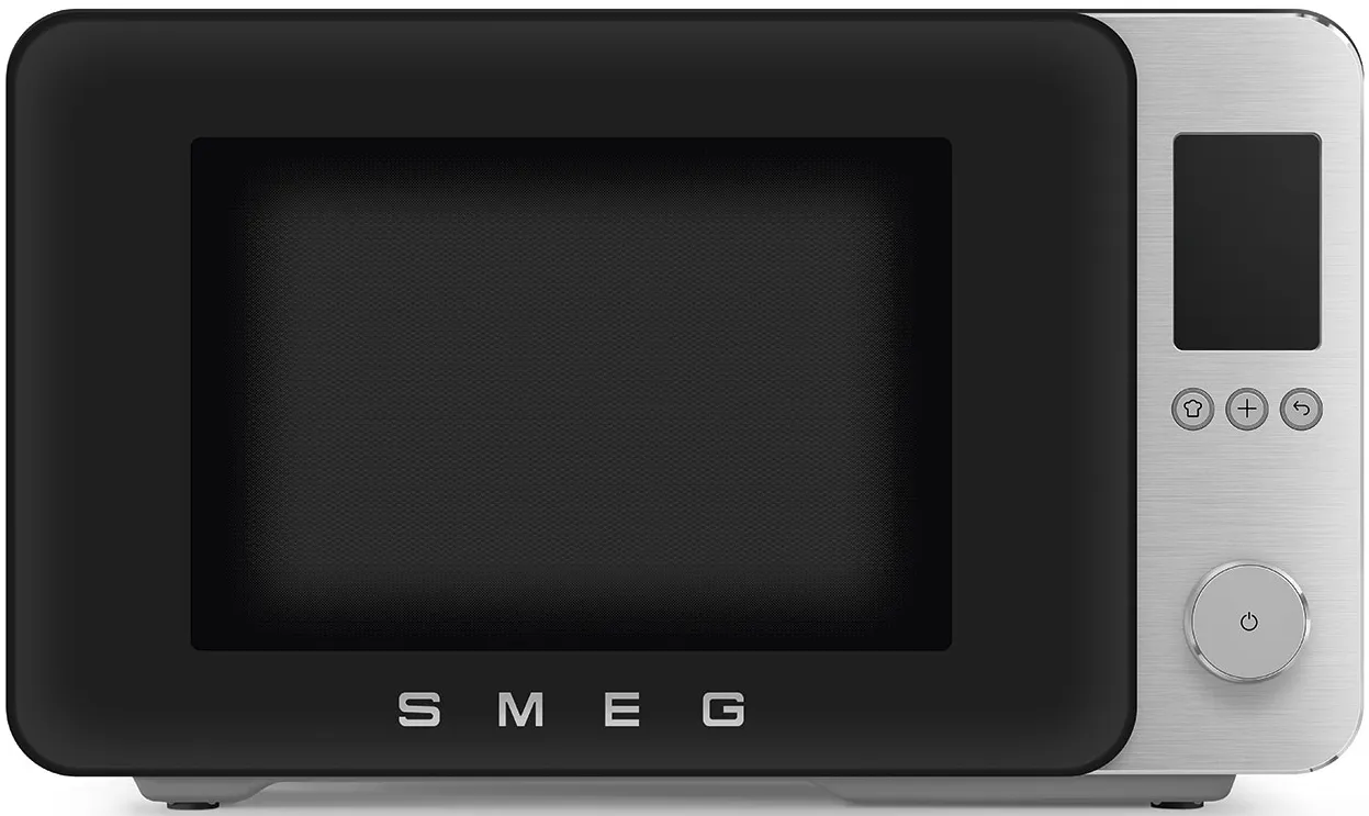 Smeg Micro-ondes combiné Collezione MOC02BLMEU Noir