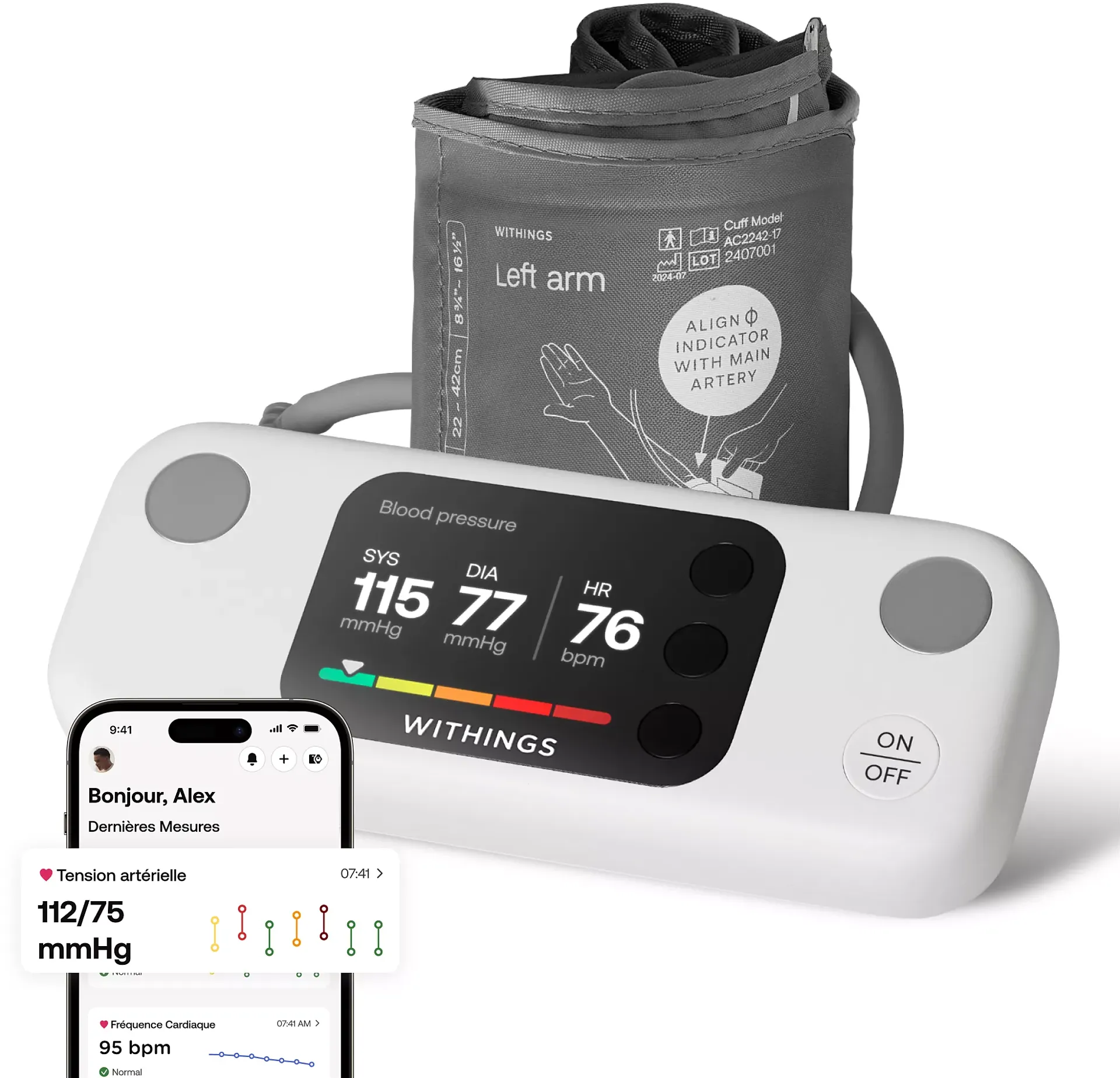 Withings Tensiomètre connecté BPM Vision
